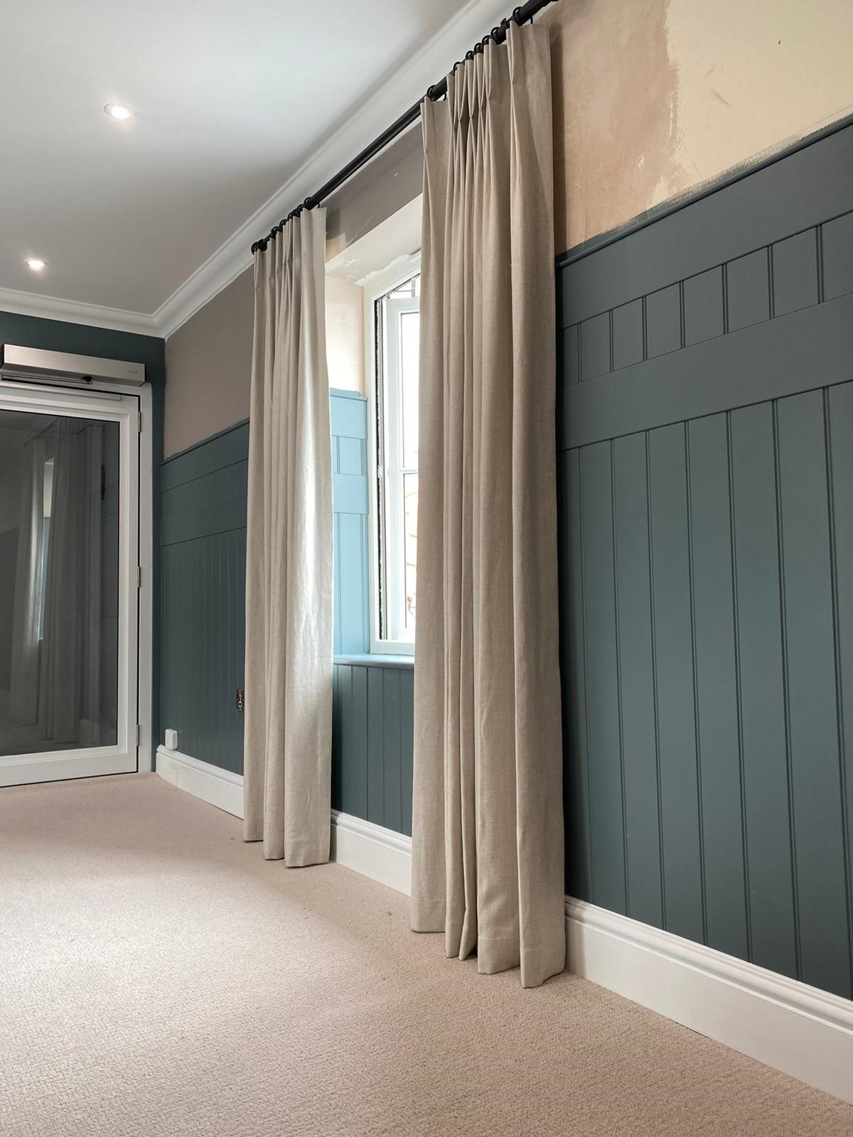 ThermaSkirt Deco BM2 with Torus capping in a disabled-access bedroom