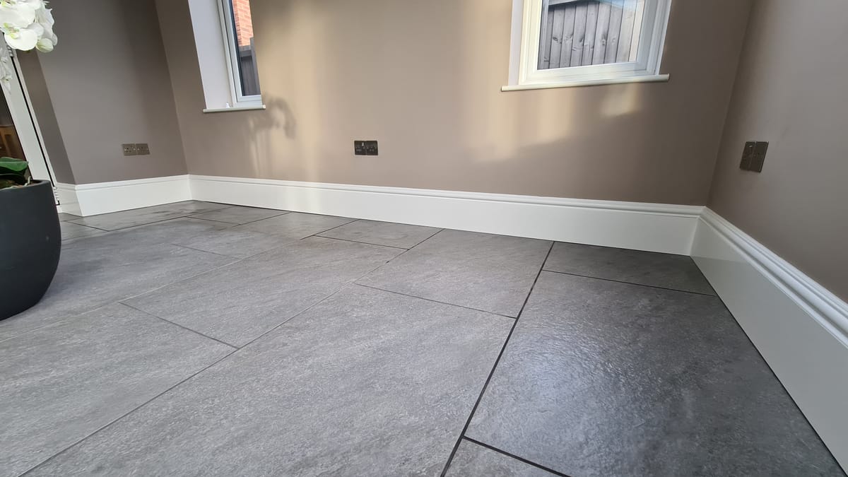 ThermaSkirt Deco BM3 with Torus capping in a home extension